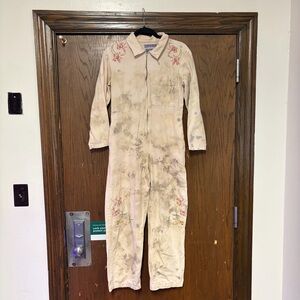 Urban outfitters Kimchi Blue Kids Floral Embroidery full length jumpsuit size xs